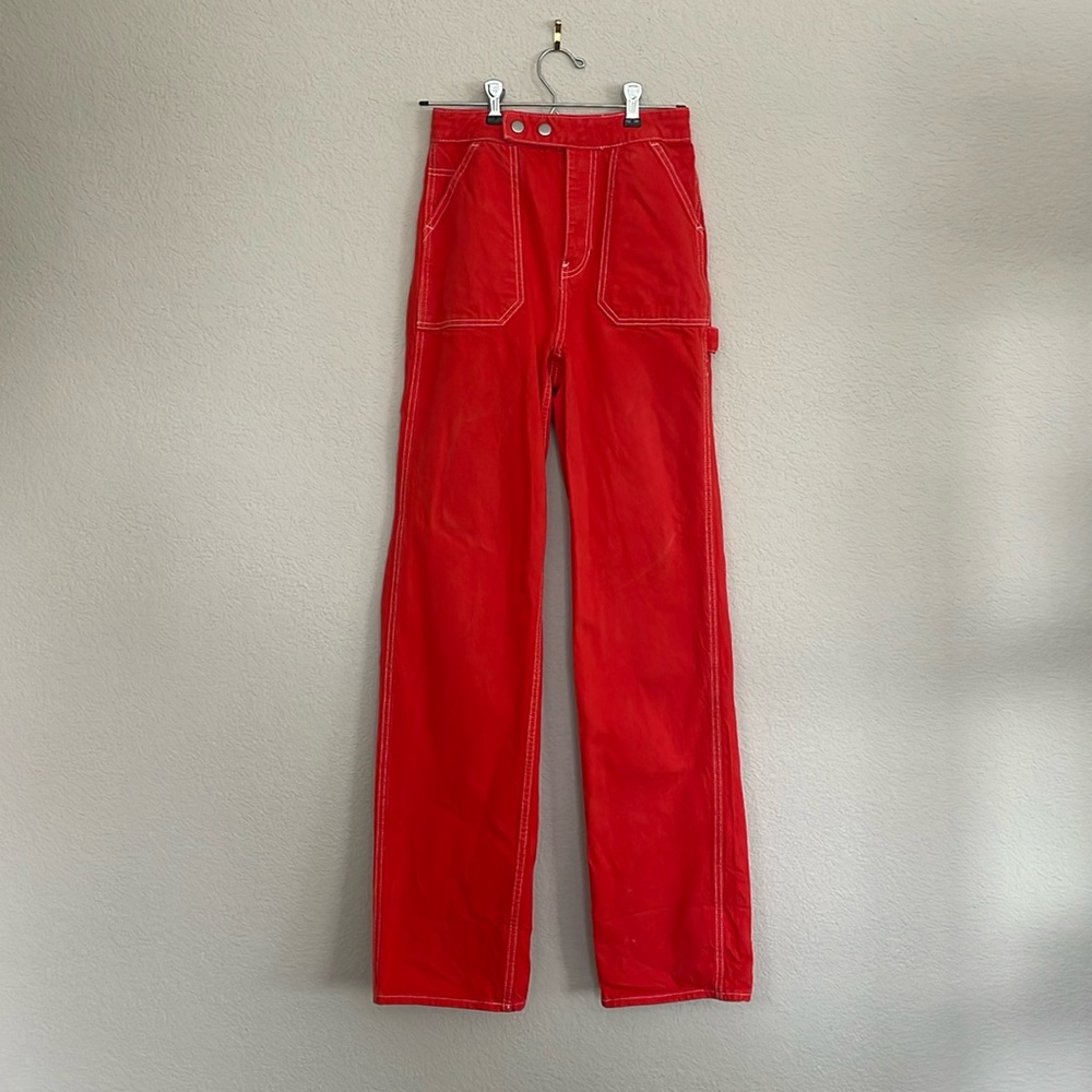 Red Pacsun “90s BF Carpenter” in size 24